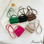 Blue Underarm Korean Style Shoulder Purse