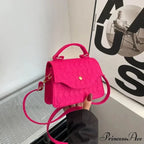 Blue Underarm Korean Style Shoulder Purse