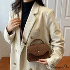 Blue Underarm Korean Style Shoulder Purse