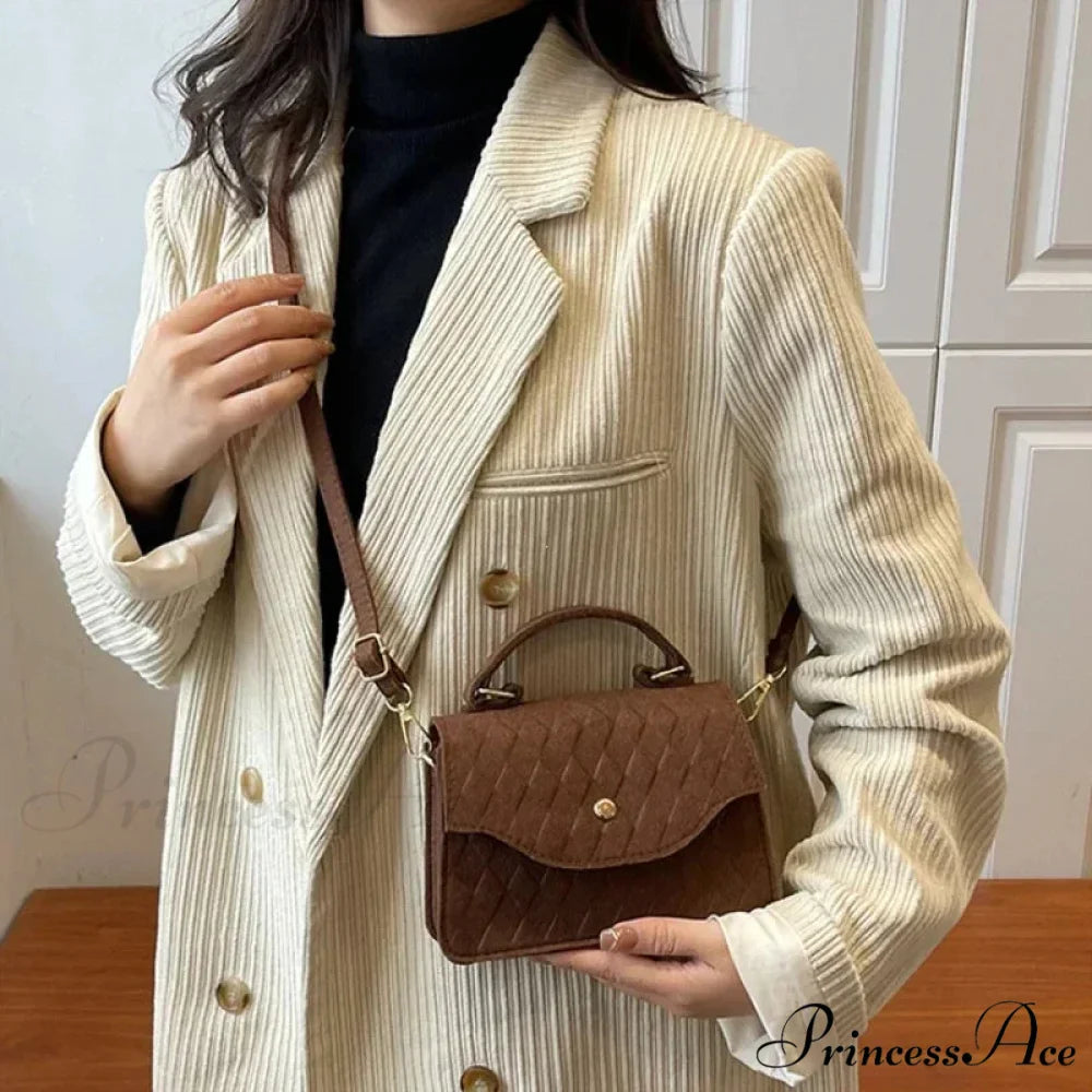 Blue Underarm Korean Style Shoulder Purse