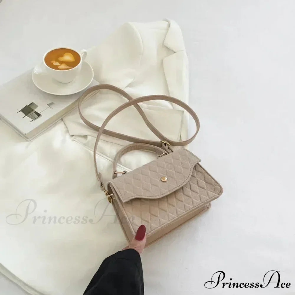 Blue Underarm Korean Style Shoulder Purse