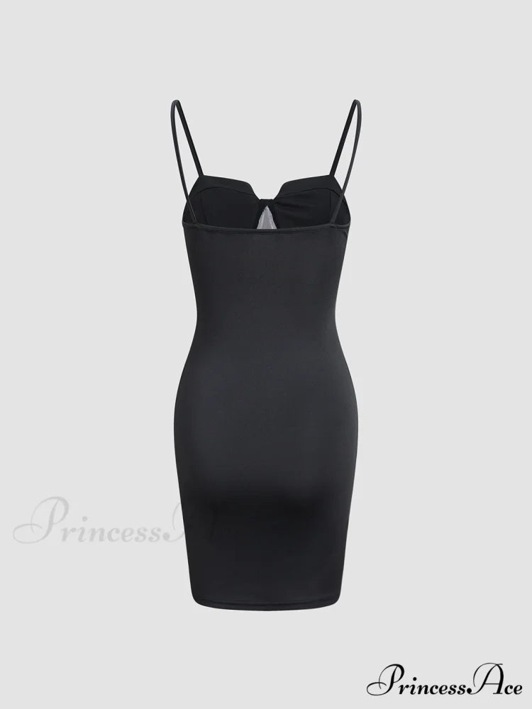 Bodycon Mesh Graceful Corset Short Dress