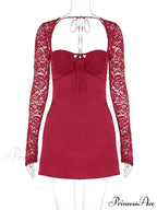 Bodycon Red Long Sleeve Party Club Evening Streetwear Wholesale Items Christmas Party Dress