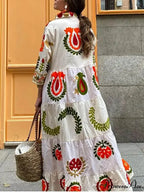 Bohemian Loose Stylish Print Dress