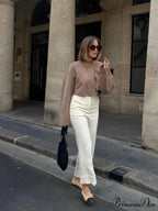 Bomber Demi-season Round Neck Buttoned Cropped Casual Autumn Chic Stylish Coat