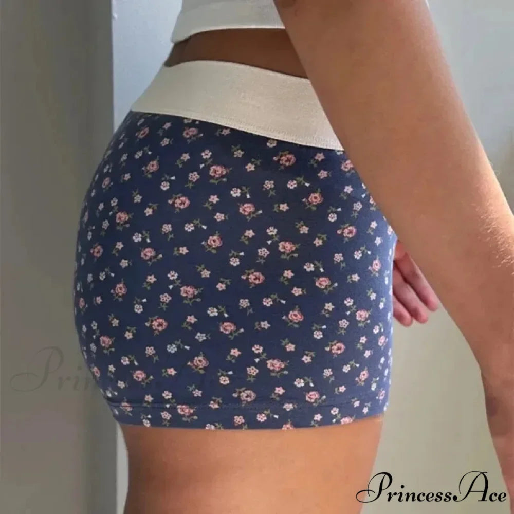 Botanical Button Elastic Lounge Short