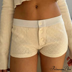 Botanical Button Low-Cut Brief