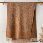 Botanical Cashmere Cover Winter Wrap