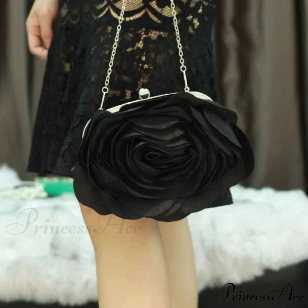 Botanical Design Evening Bag Wedding Chain Clutch Bag