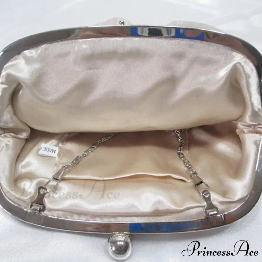 Botanical Design Evening Bag Wedding Chain Clutch Bag