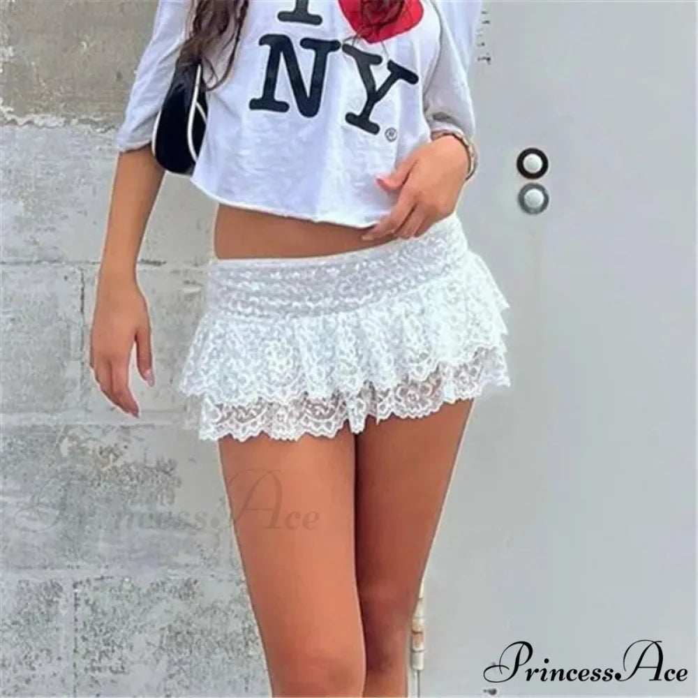 Botanical Frills Fairycore Skirt