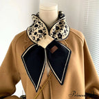 Botanical Knitted Cashmere Winter Scarf