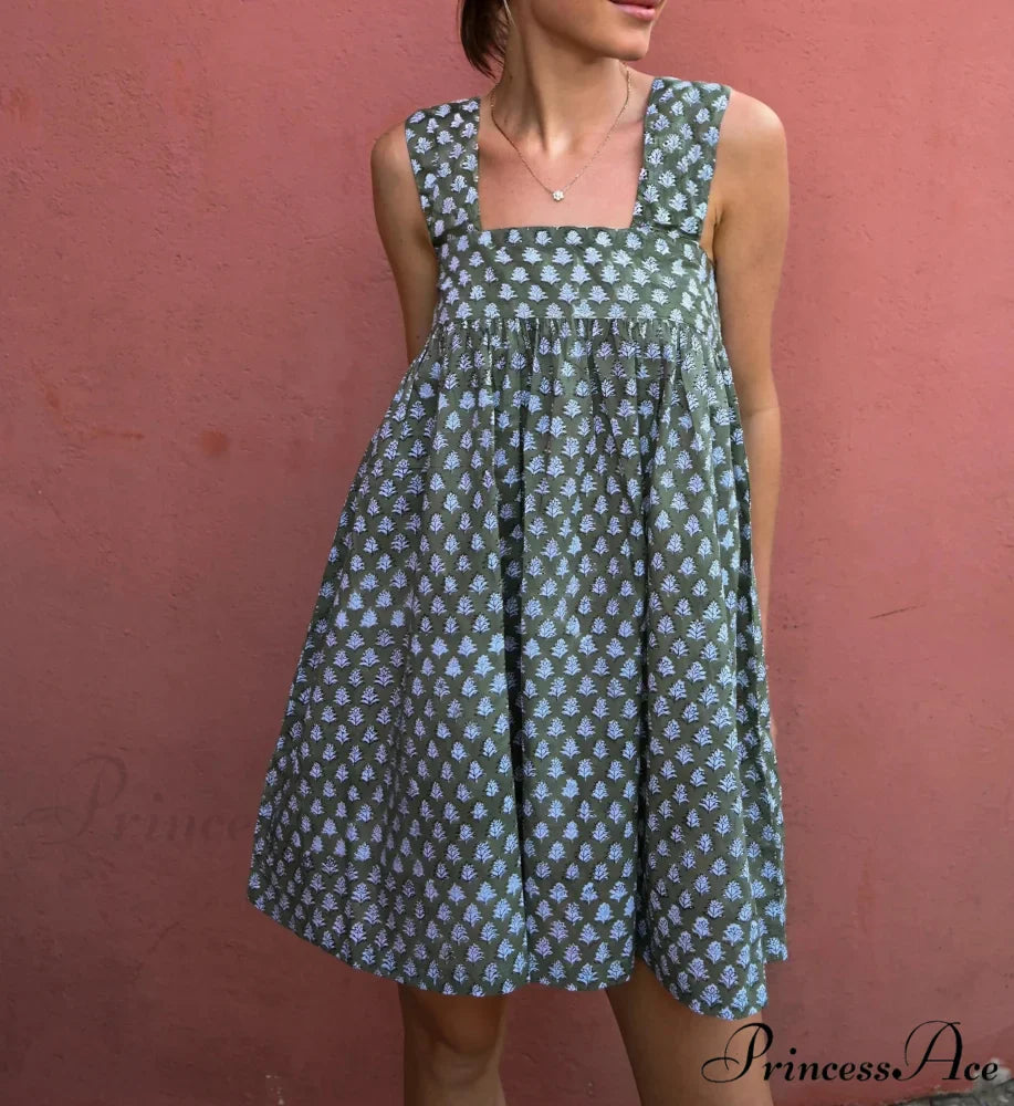 Botanical Lineage Bind Mini Dress