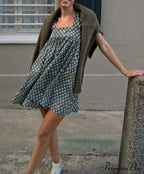 Botanical Lineage Bind Mini Dress