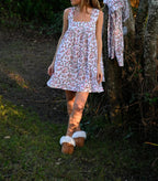 Botanical Lineage Bind Mini Dress