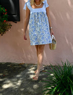 Botanical Lineage Bind Mini Dress