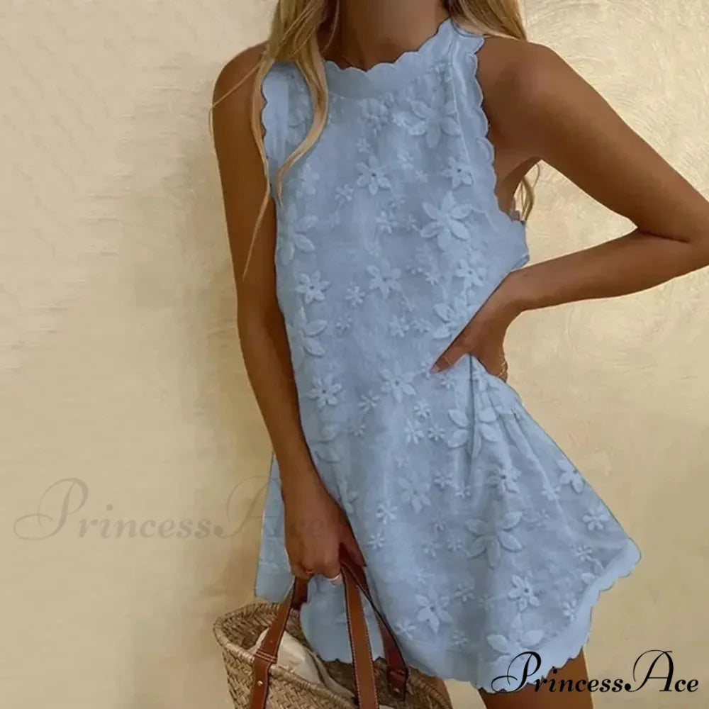 Botanical Off-The-Shoulder Stitching Relaxed Hem Botanical Dress