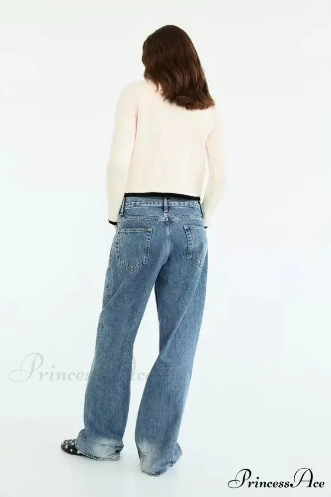 Bow Cravat Plunging Neckline Long Sleeve Cardigan