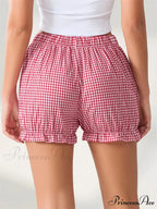 Bow Tartan Spots Bloomer Short