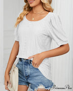 Brief Arm Color Solid T-shirt