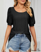 Brief Arm Color Solid T-shirt