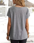 Brief T-shirt - Neck Cowl Sleeves
