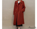British Style Wool Red Coat