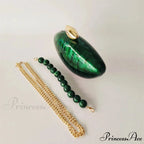 Brown Marble Acrylic Box Evening Clutch Bag