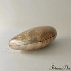 Brown Marble Acrylic Box Evening Clutch Bag