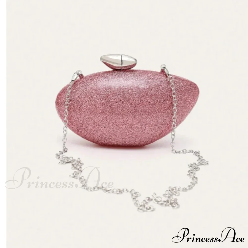 Brown Marble Acrylic Box Evening Clutch Bag