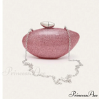 Brown Marble Acrylic Box Evening Clutch Bag