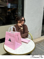 Brown Round Neck Baggy Cardigan