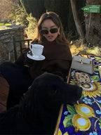 Brown Woolen Brief Jacket