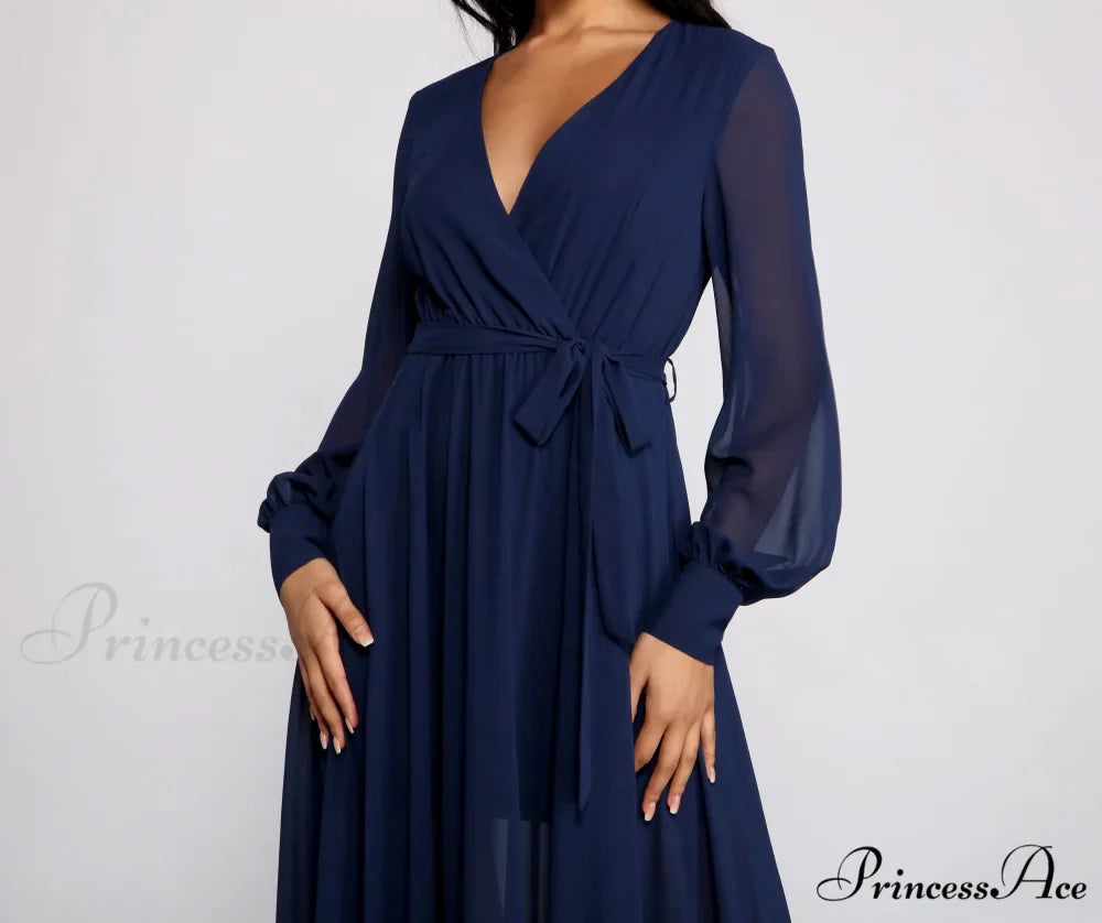 Bryn Chiffon Stylish A-Line Formal Dress