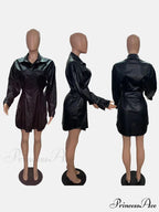 Buckle Belted Graceful Flare Leg Pants