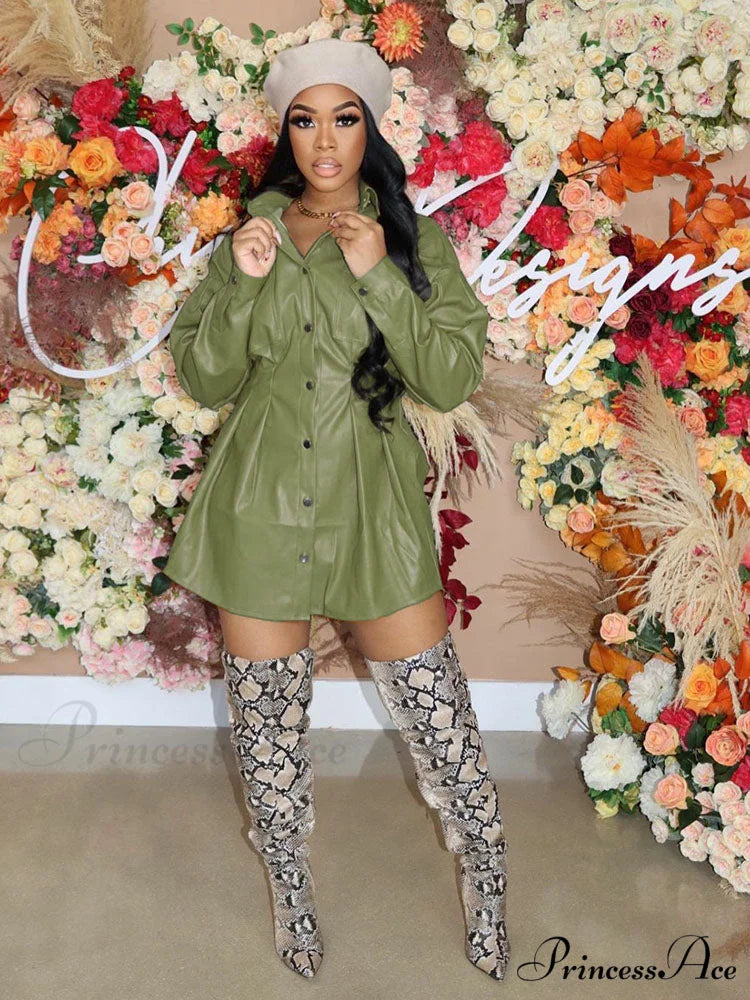 Buckle Belted Graceful Flare Leg Pants