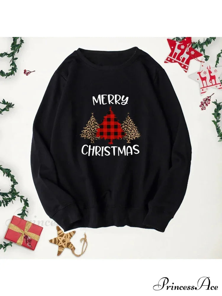 Buffalo Plaid Trees Christmas Hoodie