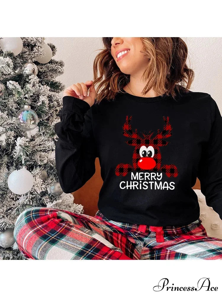 Buffalo Plaid Trees Christmas Hoodie