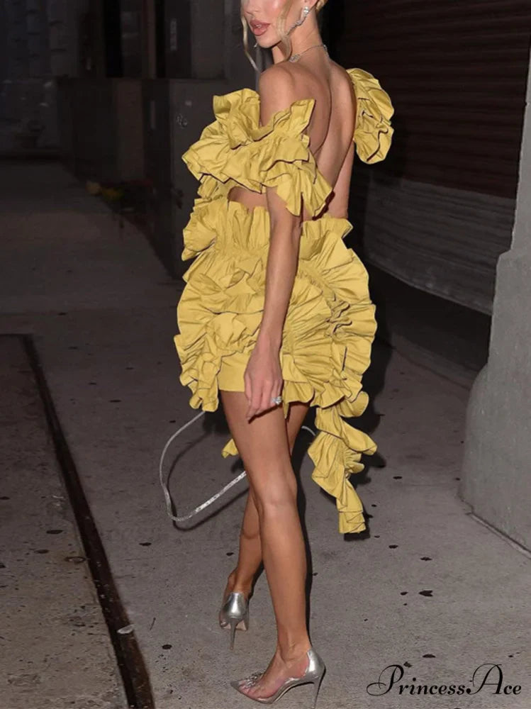 Butterfly Short Sleeve Trendy Bodycon Mini Dress