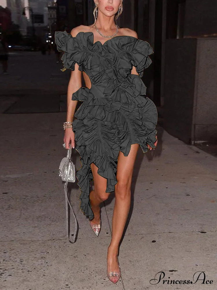 Butterfly Short Sleeve Trendy Bodycon Mini Dress