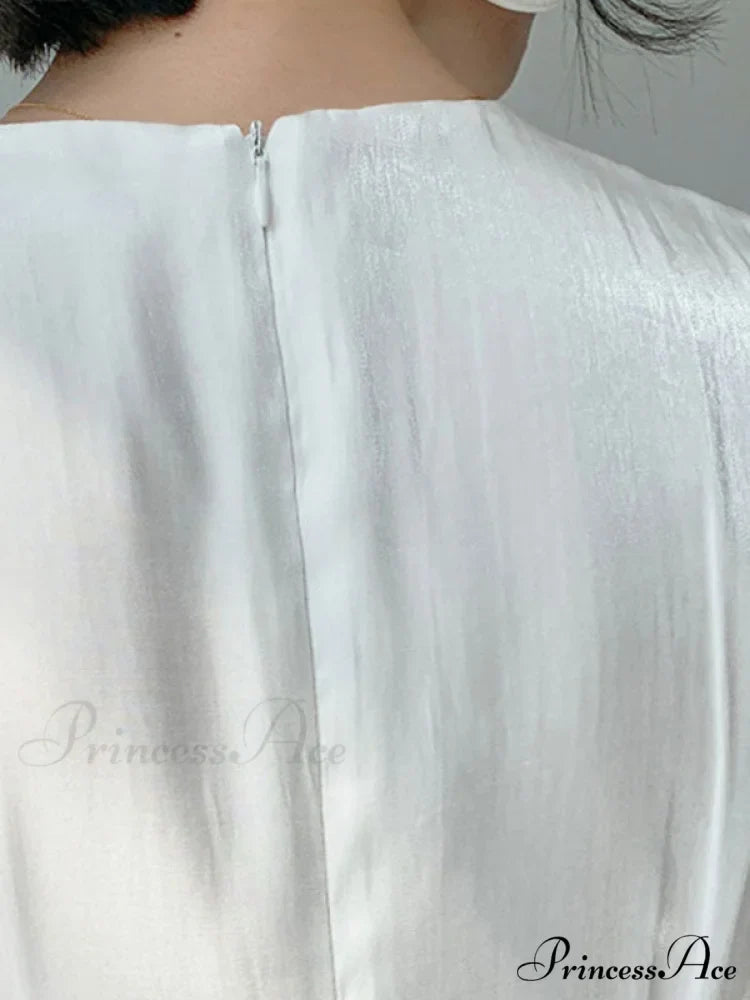 Button Embellished Long Trendy Sleeve Midi Dress