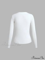 Button Up Graceful Collared Cardigan