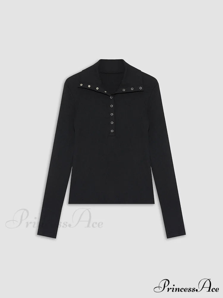 Button Up Graceful Collared Shirt