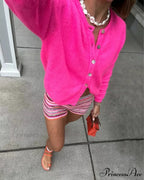 Button-Up Stylish Knitted Cardigan