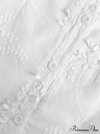 Buttoned Denim Graceful Y2K Corset Top