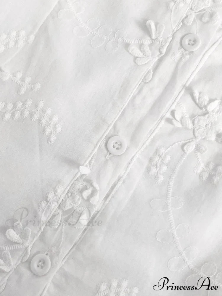 Buttoned Denim Graceful Y2K Corset Top