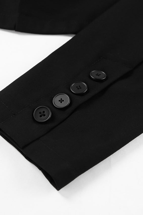 Trendy Cropped Suit Coat