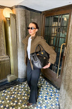 Suede Look Textured Jacket