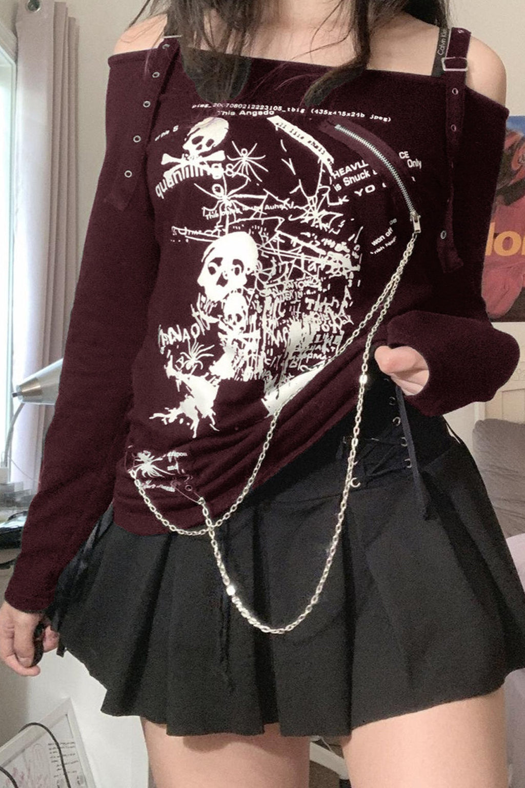 Halloween Skull Spider T-Shirt