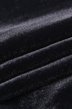 Mesh Lace Flared Sleeve Knit Top